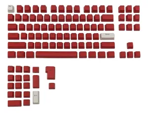 104 Doubleshot OEM PBT Keycaps (Jujube Red) (PBT2-48)