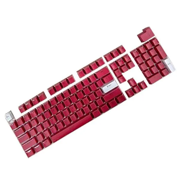 104 Doubleshot OEM PBT Keycaps (Jujube Red) (PBT2-48)