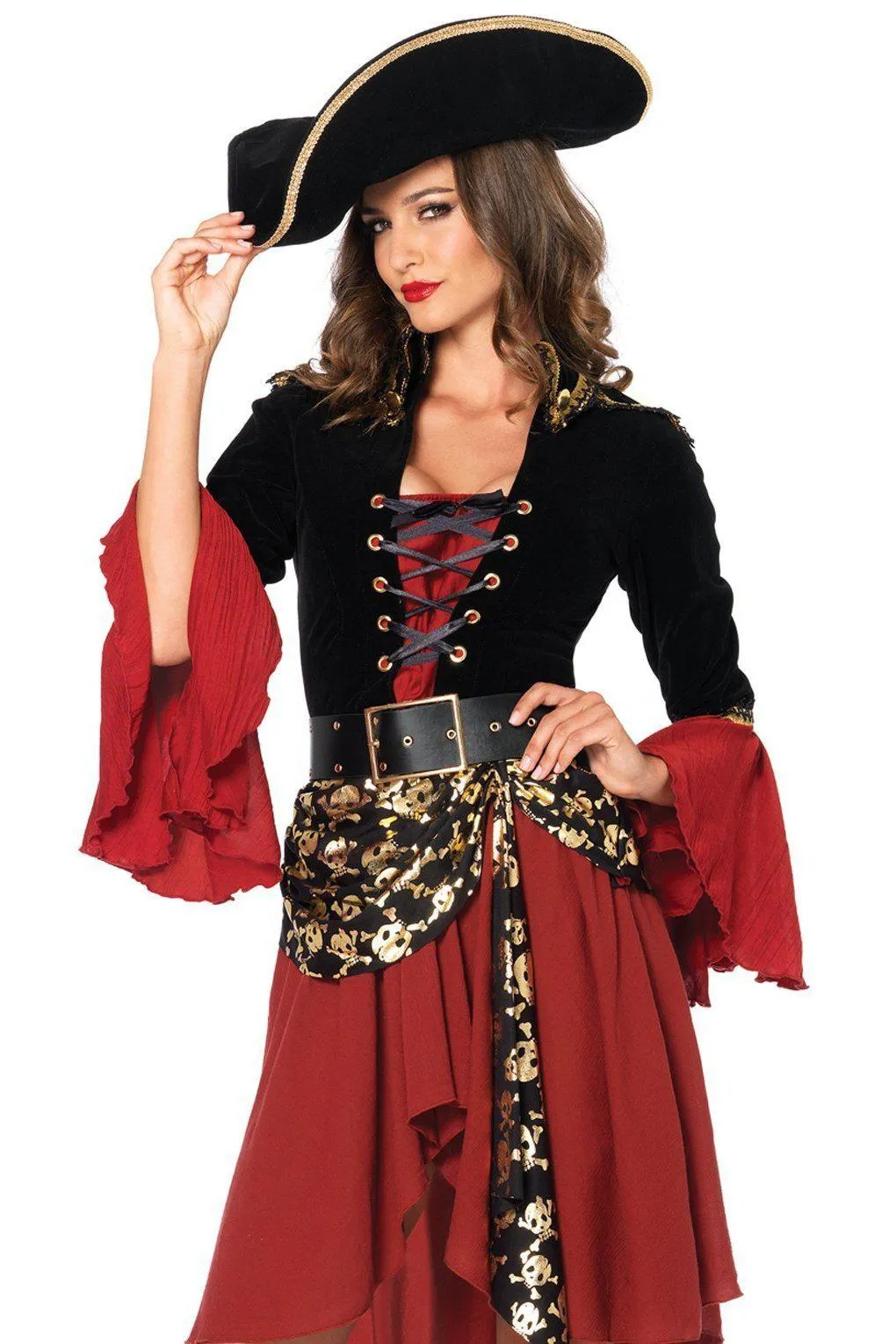 2 Piece Cruel Seas Captain Costume