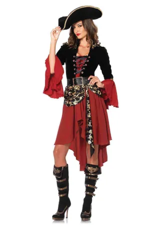 2 Piece Cruel Seas Captain Costume