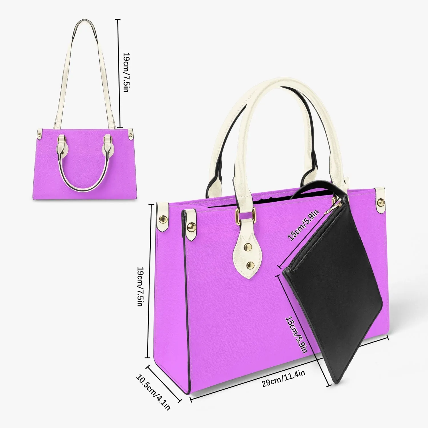 876. Tote Bag - Long Strap and Inner Bag