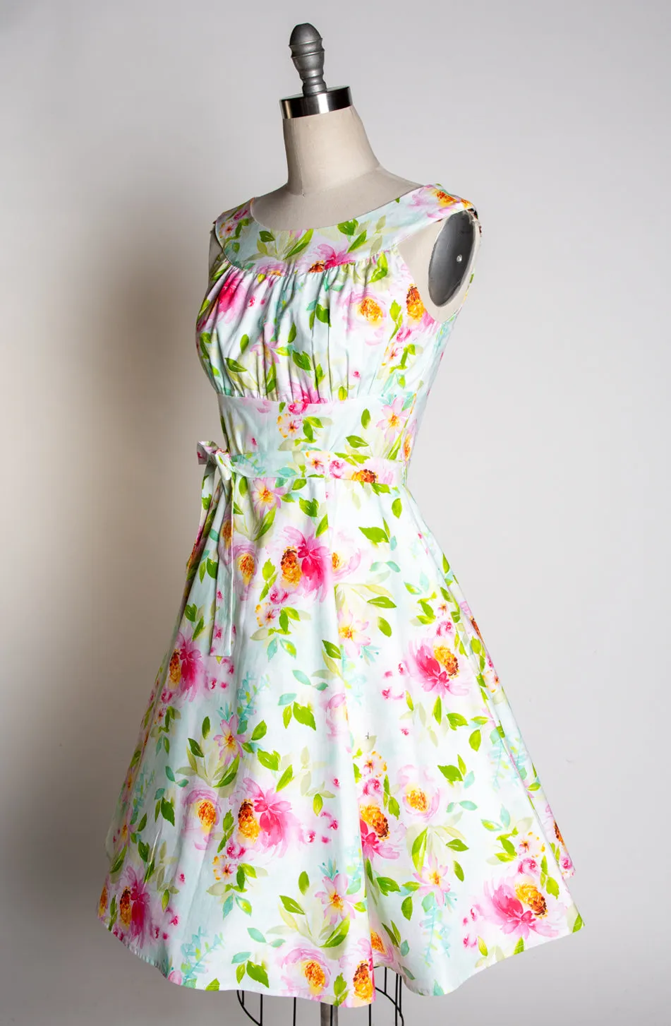 Amanda Dress -Watercolor Floral