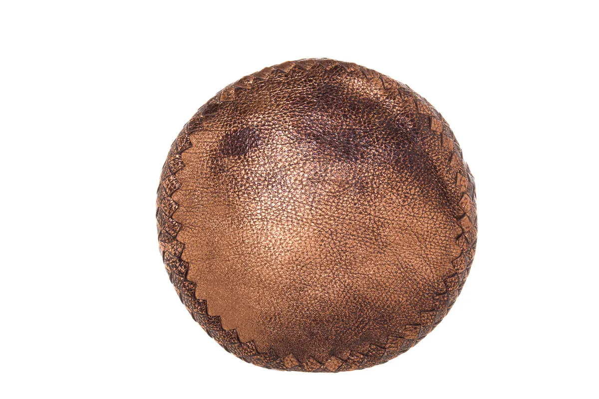 Bottega Veneta Copper Round Handle Clutch