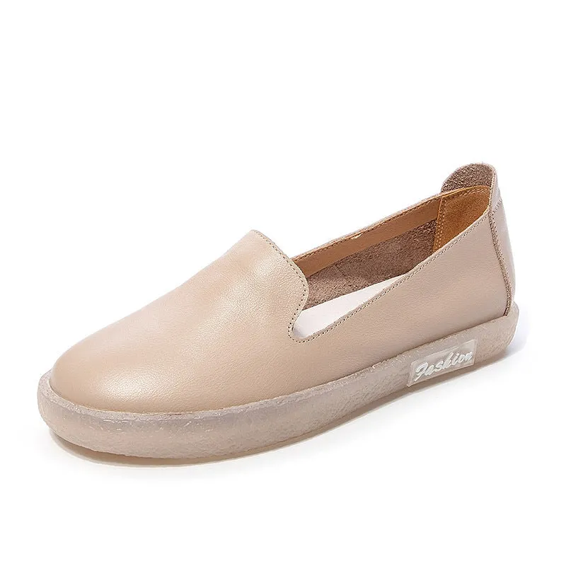 Casual Soft Women's Flats-White | 35-41