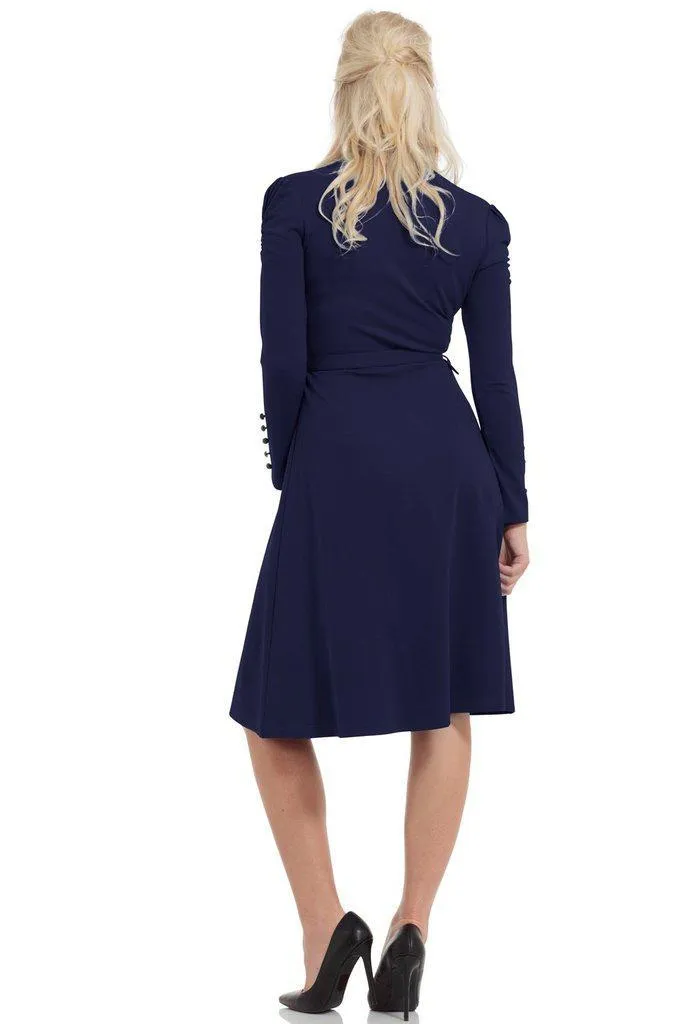 Dita 50s Flared Dress With Cut-Out