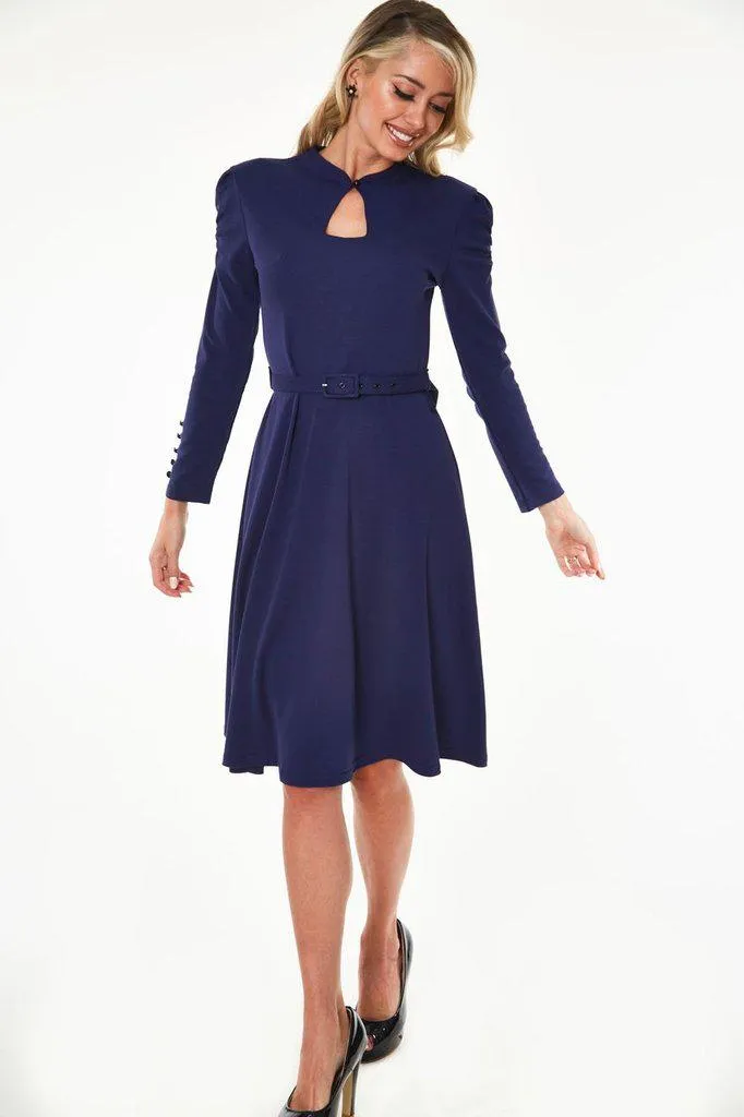 Dita 50s Flared Dress With Cut-Out