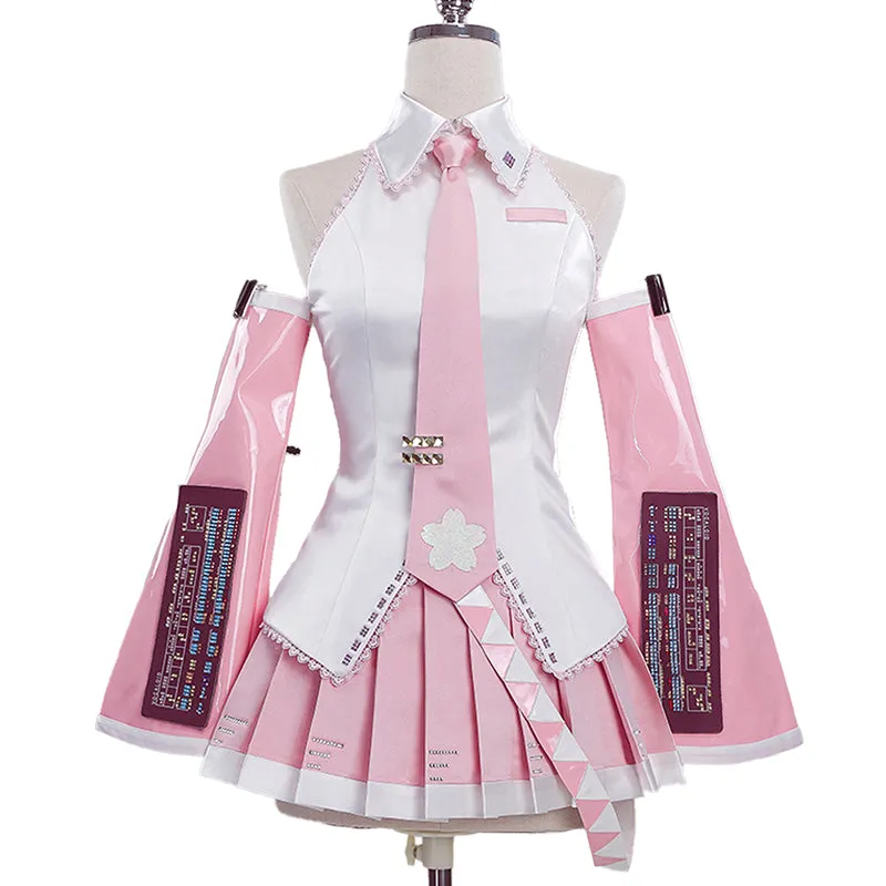 DokiDoki-R VSINGER Cosplay Sakura Official Suit Costume Pink Dress