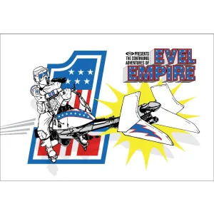 Evel Empire 13 x19 Giclee Art Print by Sket-One