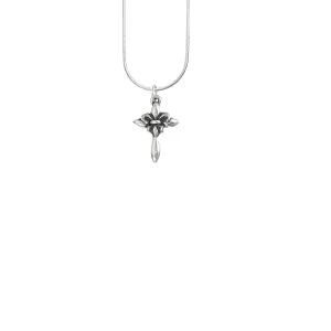 Fleur de Lis Cross Pendant