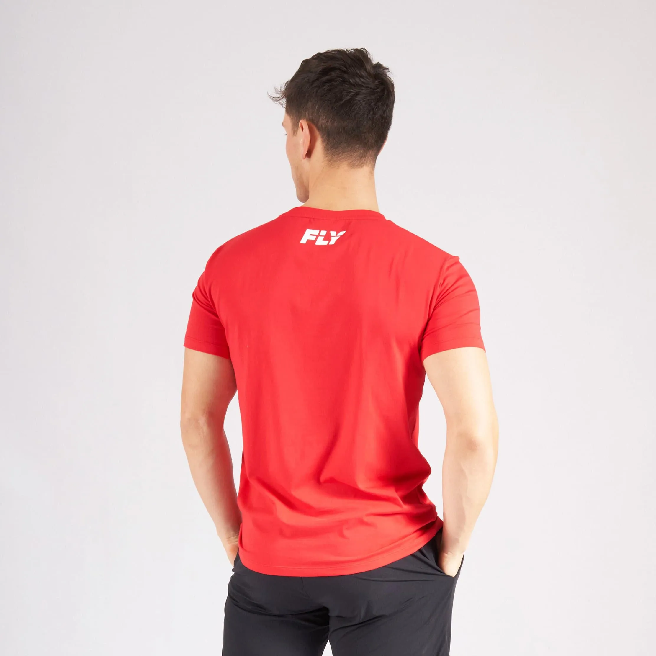 FLY BIG LOGO T - RED