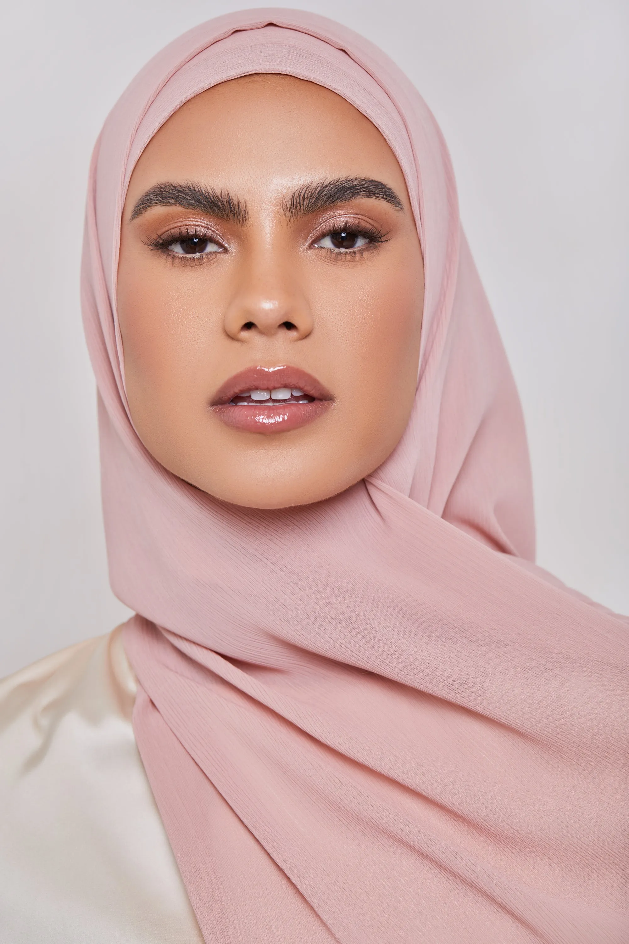 Georgette Crepe Hijab - Lychee