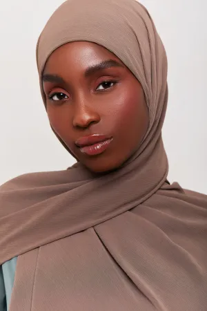 Georgette Crepe Hijab - Truffle