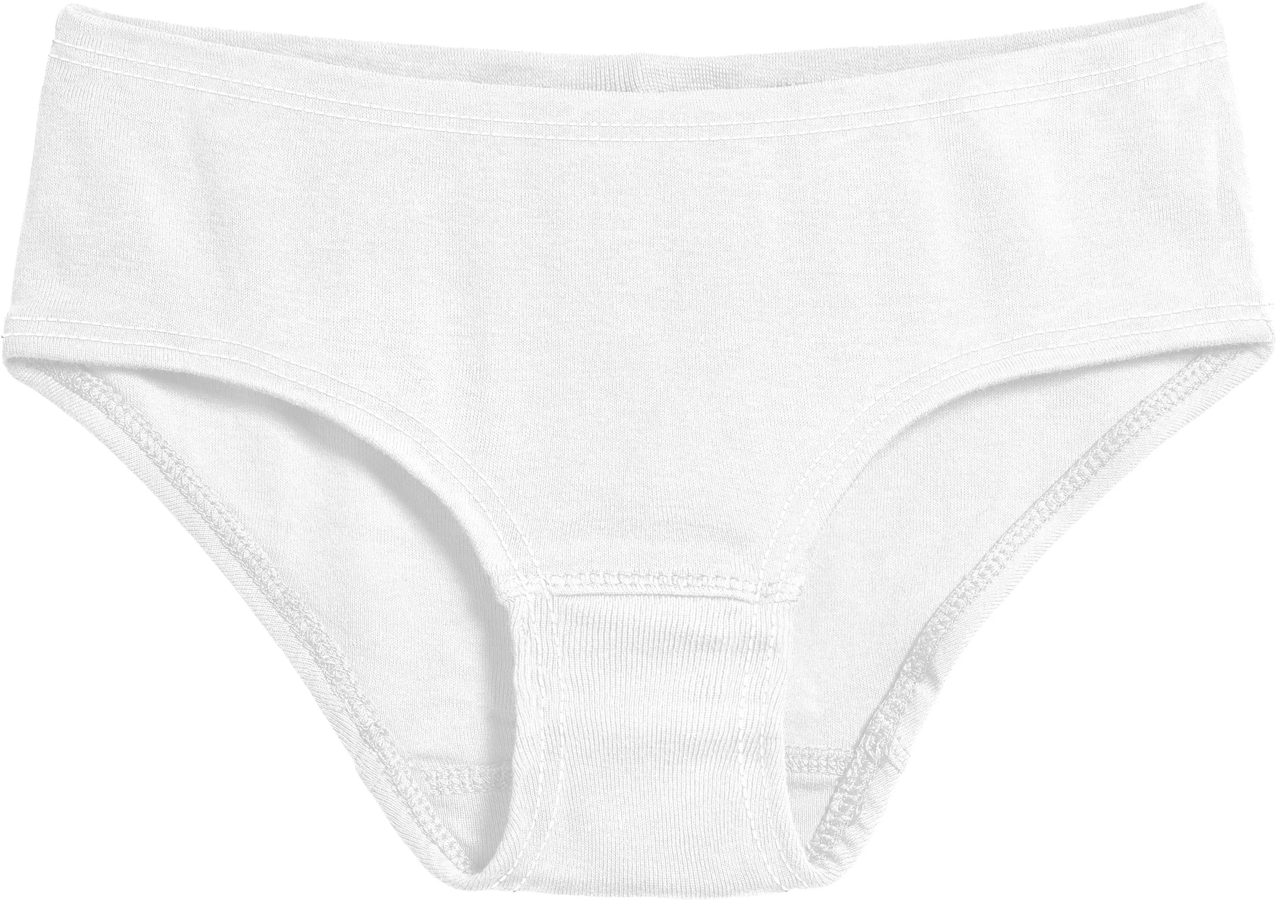 Girls Organic Briefs Seconds | Damage White