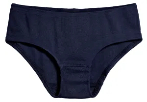 Girls Organic Cotton Brief | Navy