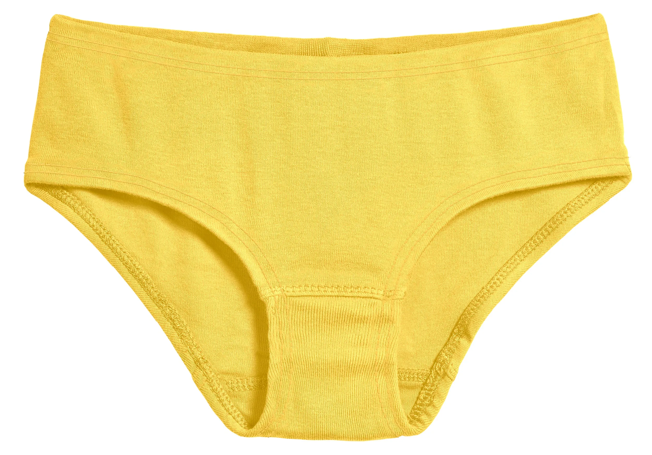 Girls Organic Cotton Brief | Yellow