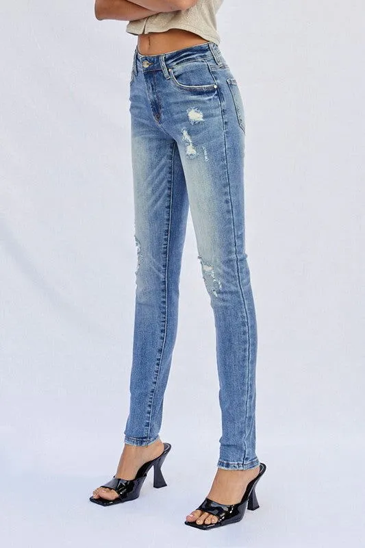 Insane Gene Mid Rise Full Skinny Jeans