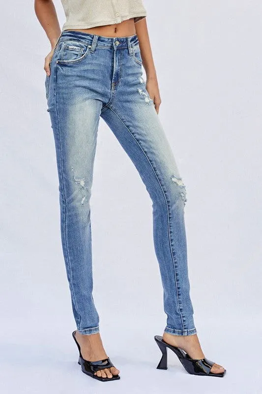 Insane Gene Mid Rise Full Skinny Jeans