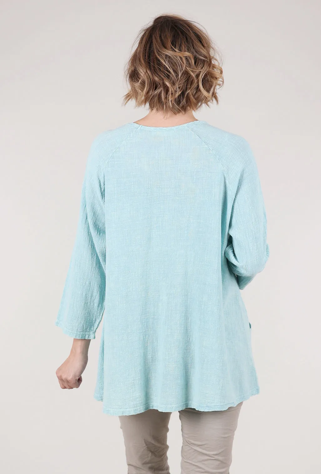 Kelly Mineral-Wash Tunic, Mint