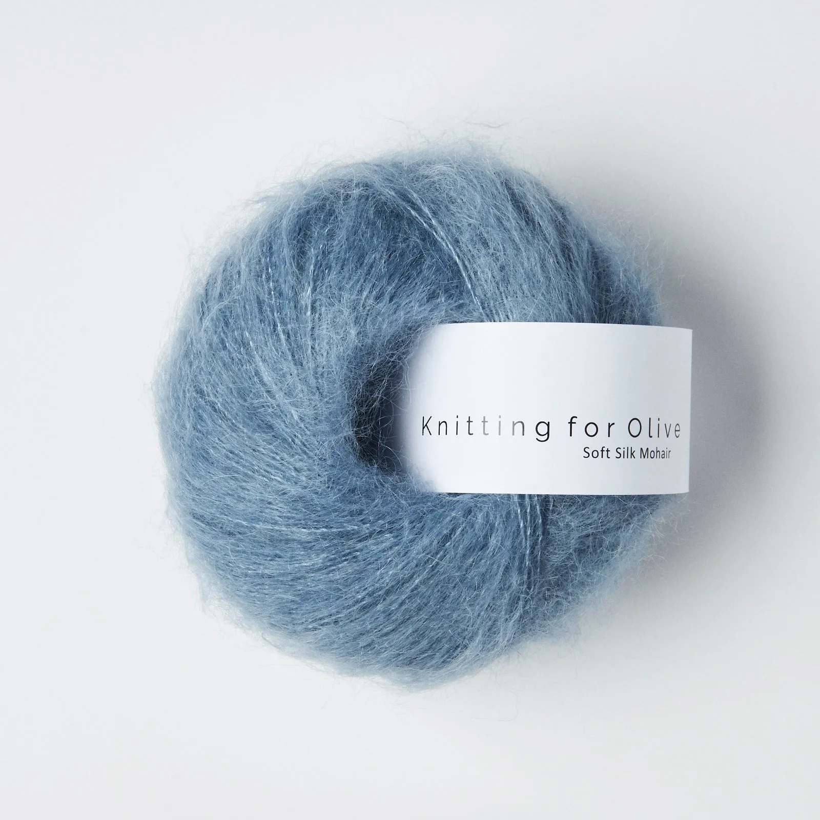 Knitting for Olive Soft Silk Mohair - Støvet Dueblå