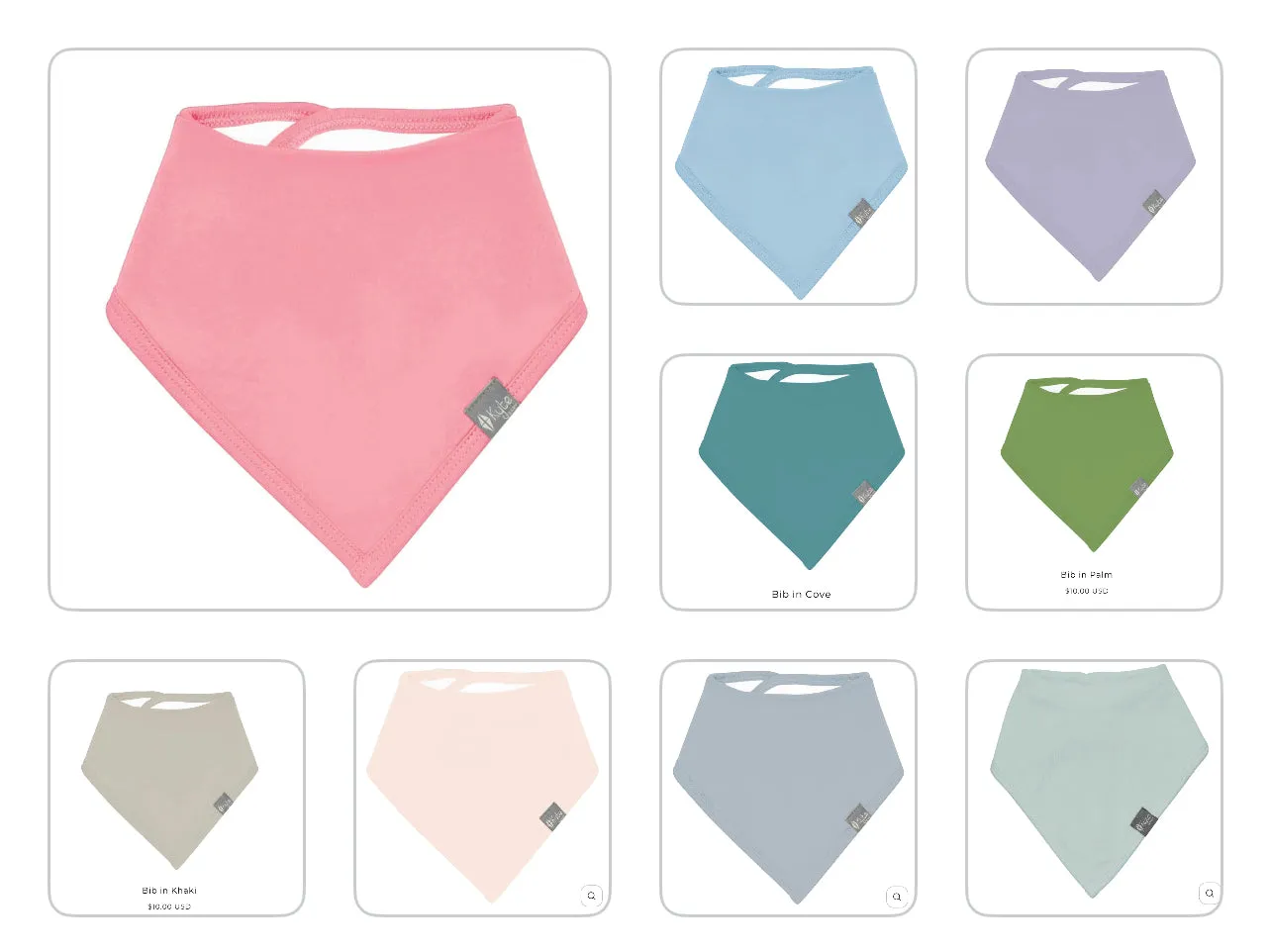 Kyte Baby Bib in Solid Colors