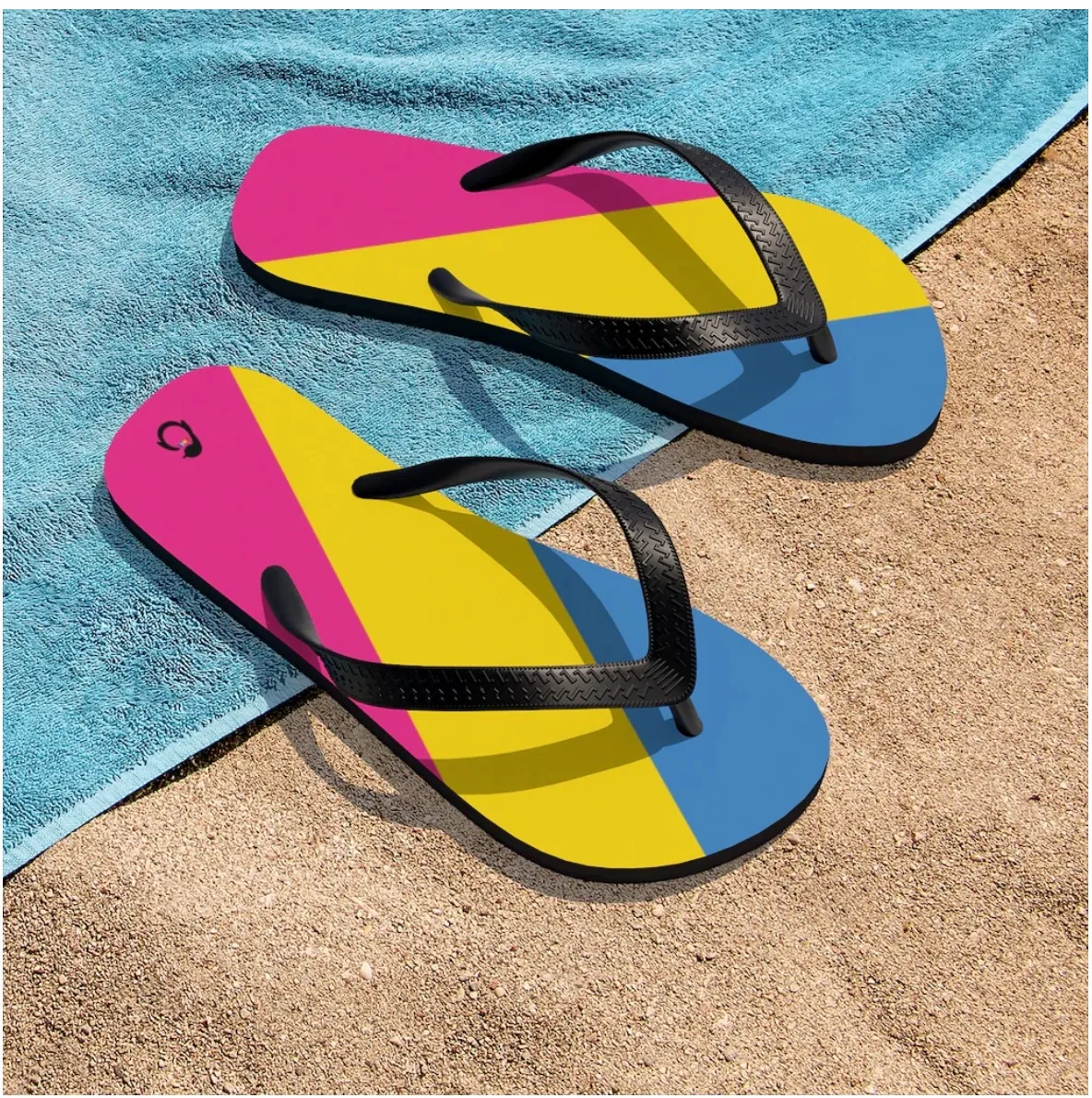 LGBTQ  Pride Flip-Flops