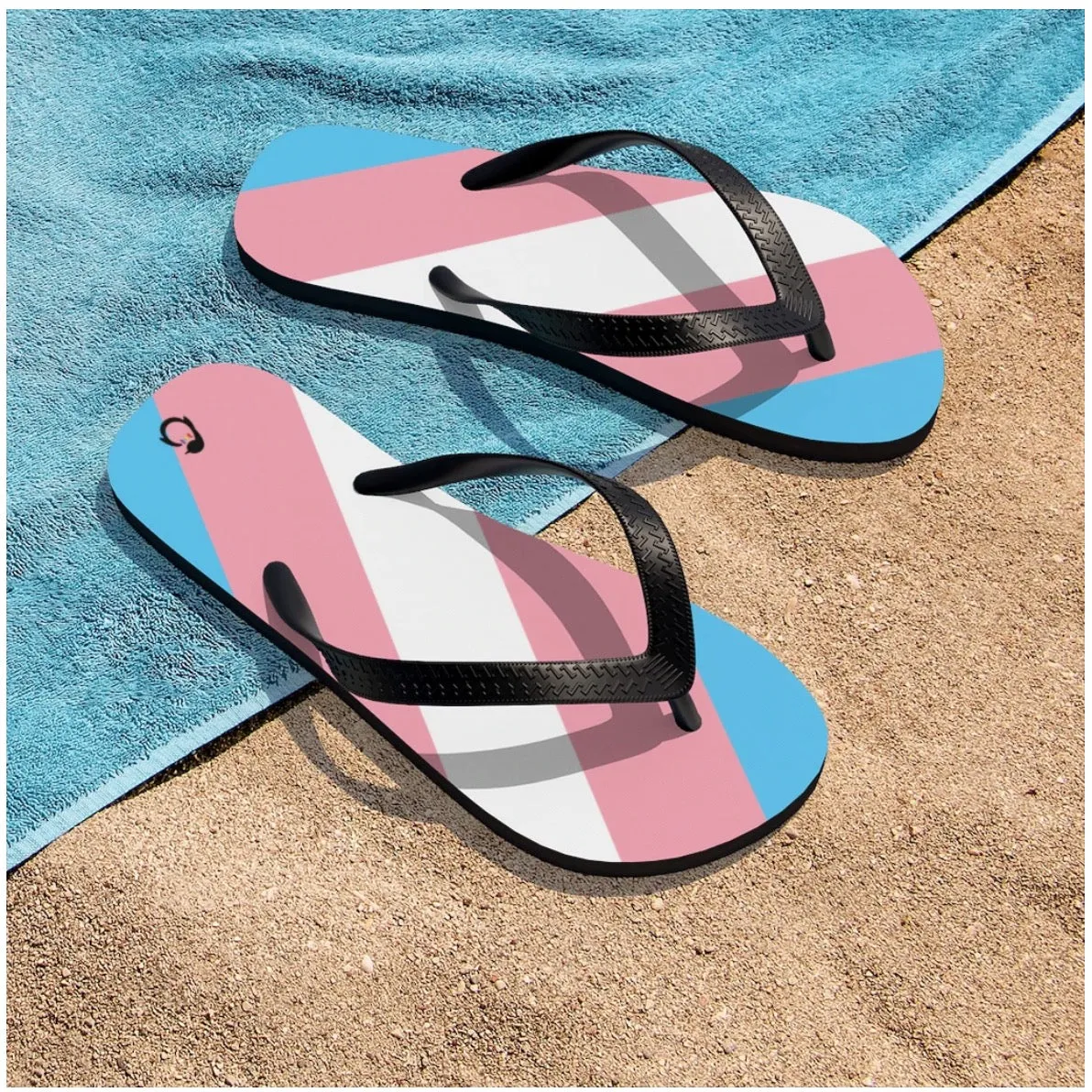 LGBTQ  Pride Flip-Flops