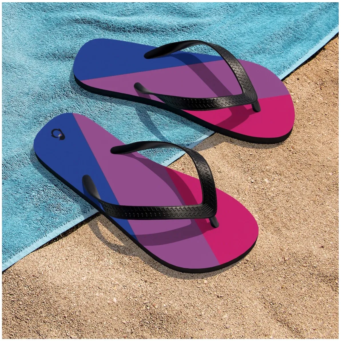 LGBTQ  Pride Flip-Flops