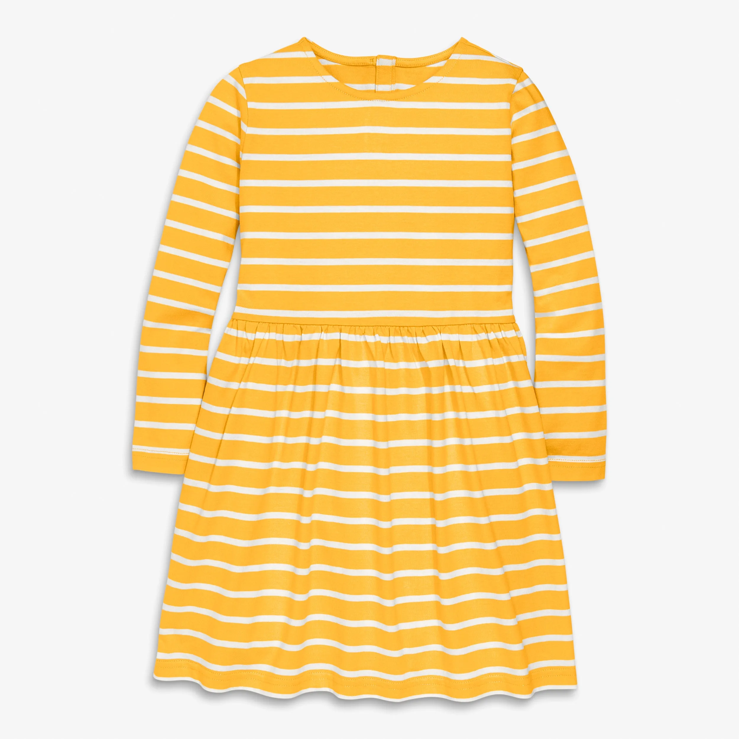 Long sleeve perfect pocket dress in stripe