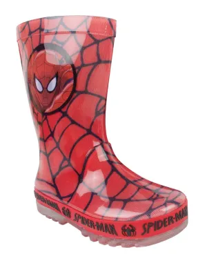 Marvel Spider-Man Boy's Light Up Wellies