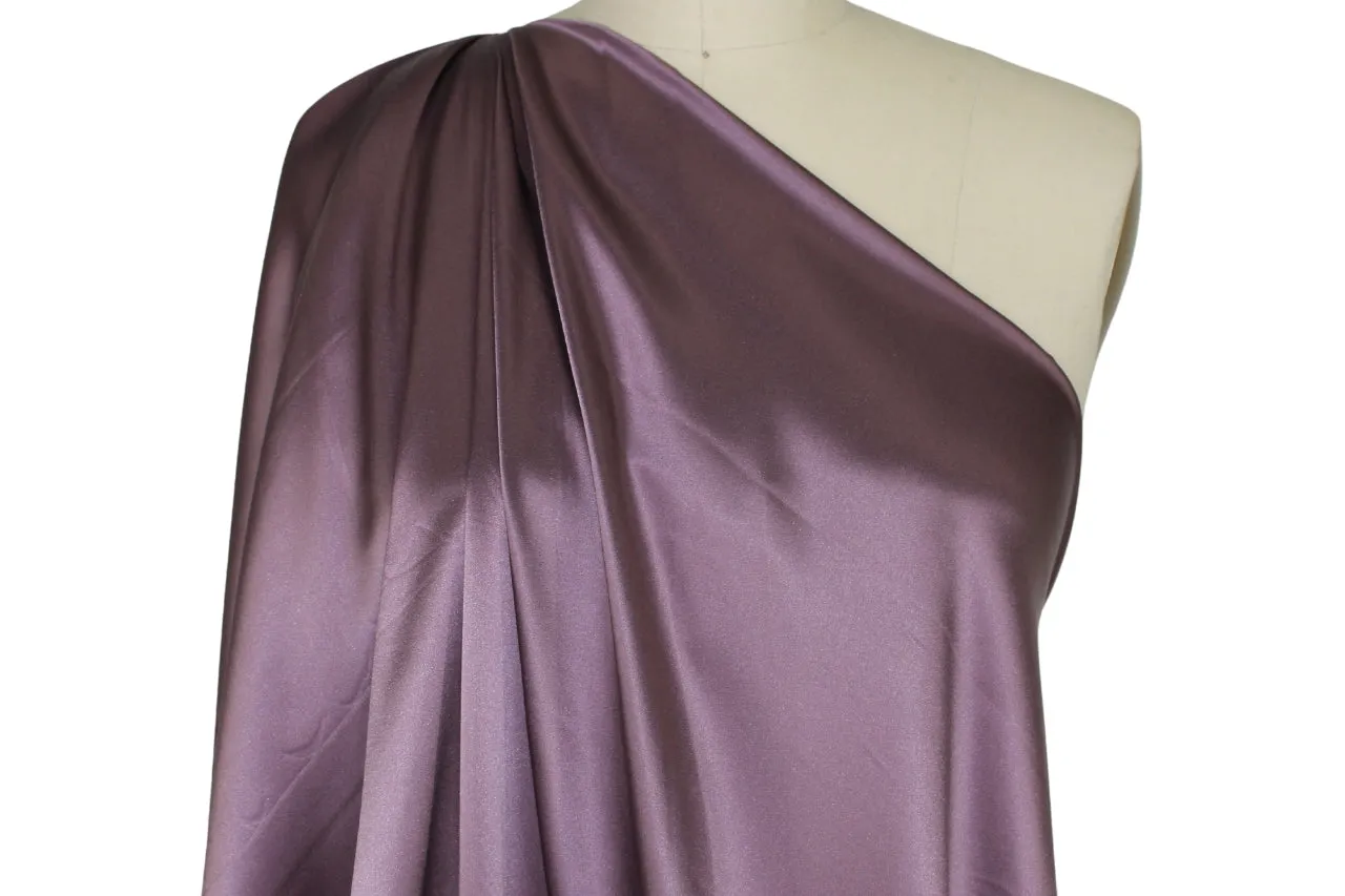 NY Designer Silk Charmeuse - Soft Plum