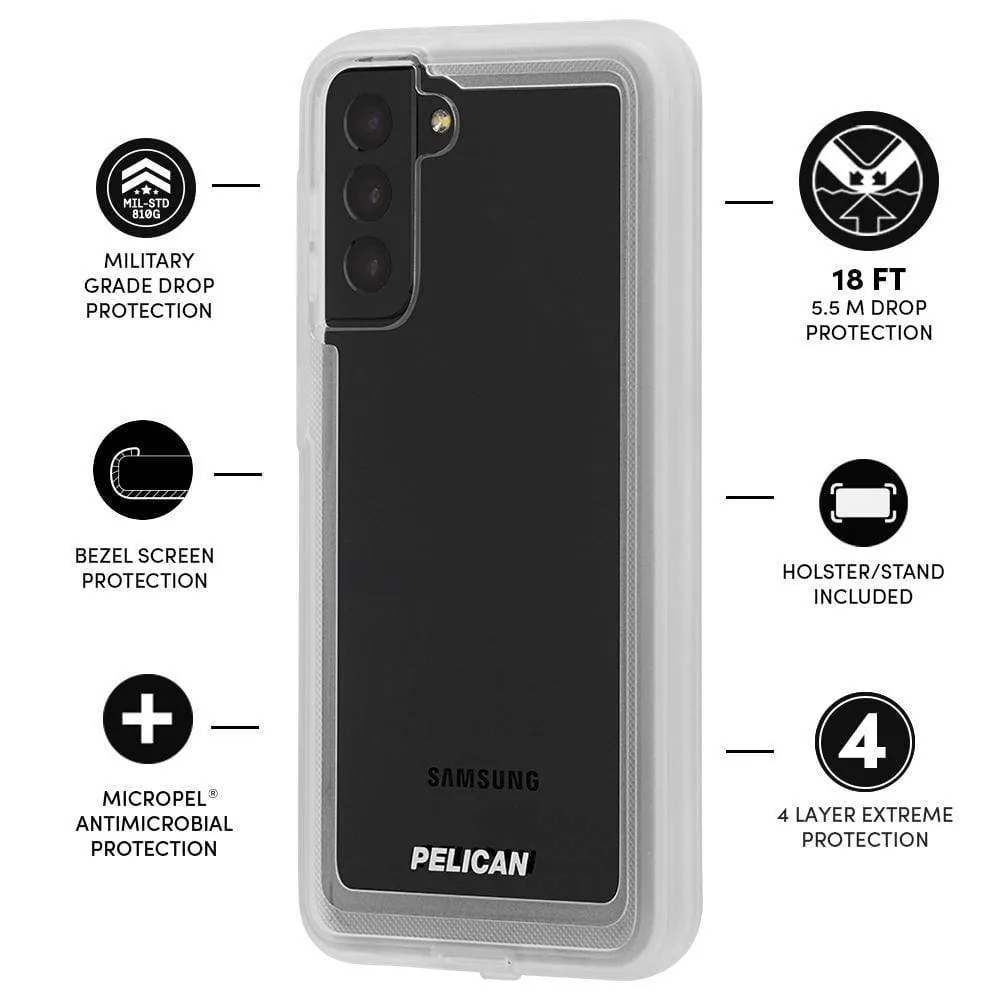 Pelican Voyager for Galaxy S21 Ultra 5G Devices - Clear