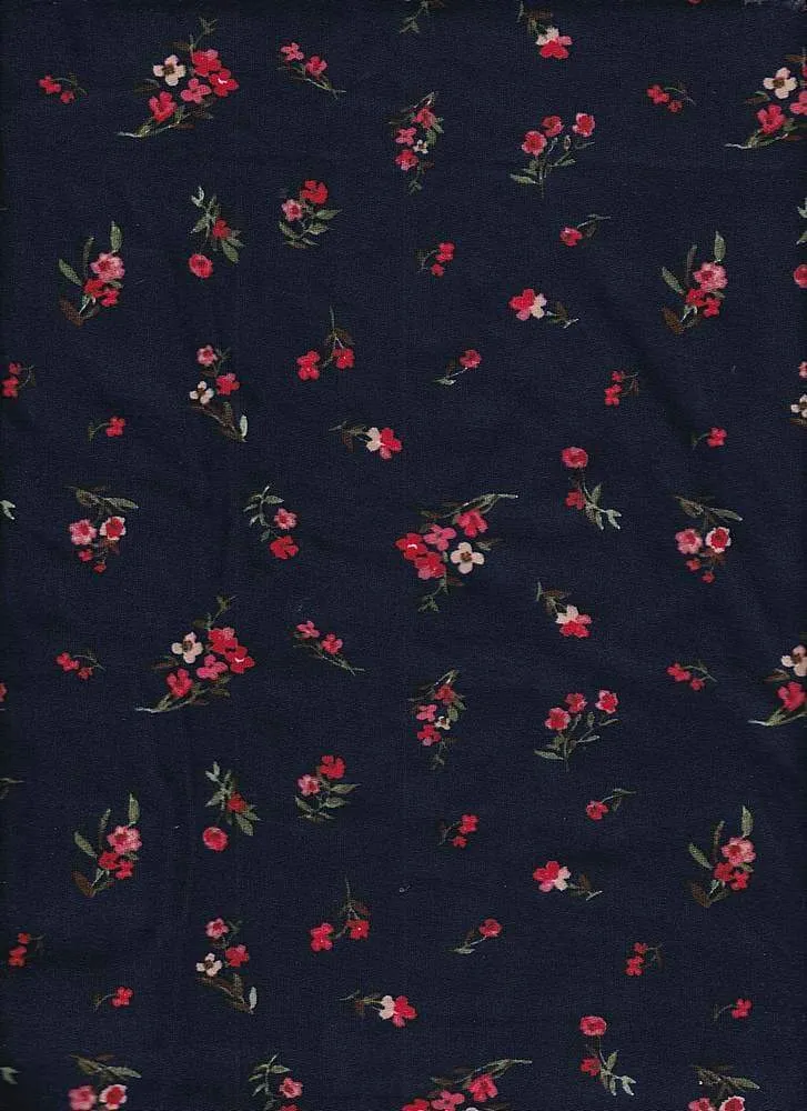 SUPER SOFT POLYESTER SPANDEX DBP / DTY BRUSHED FLORAL [NFF181207-009]