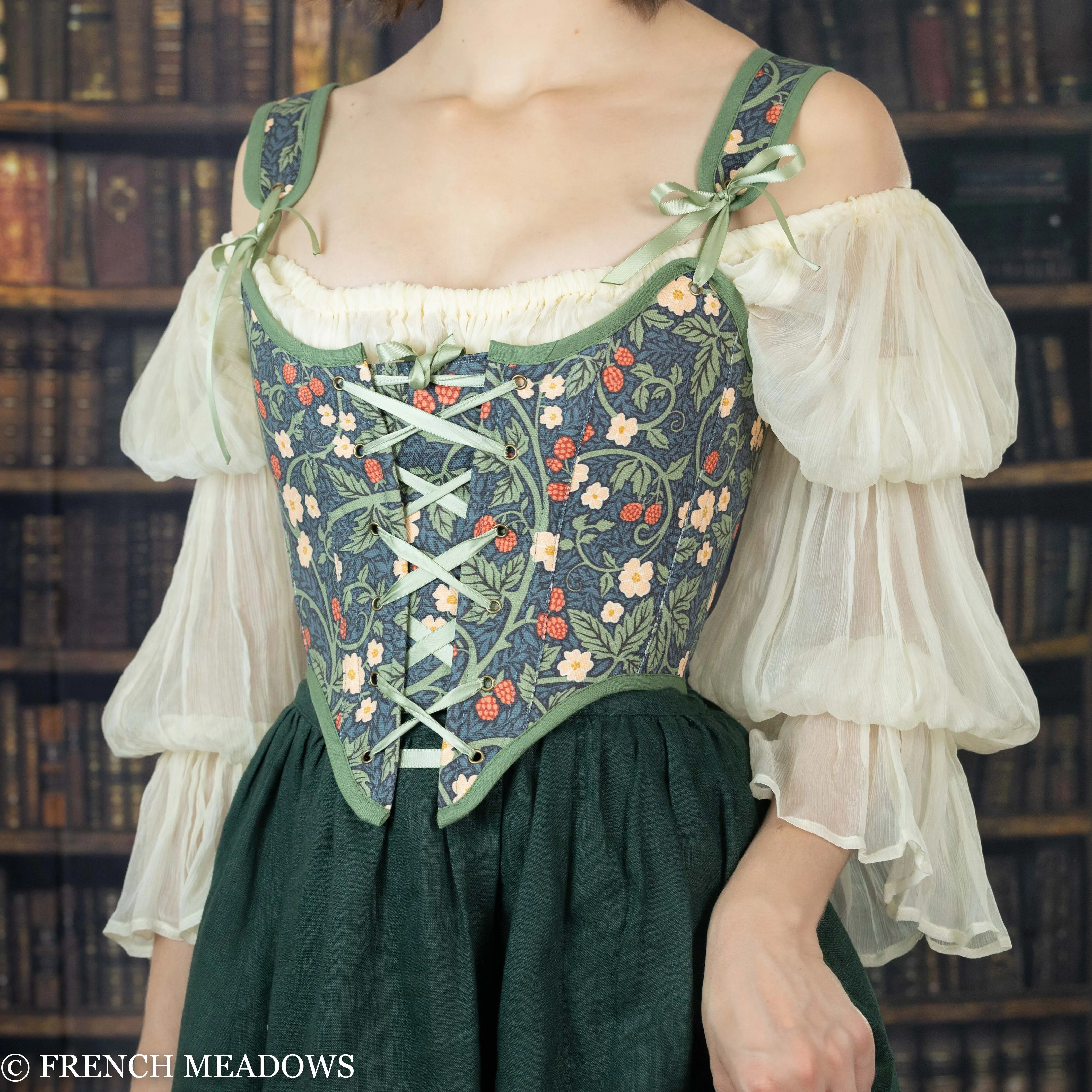 Victorian Raspberries Renaissance Bodice