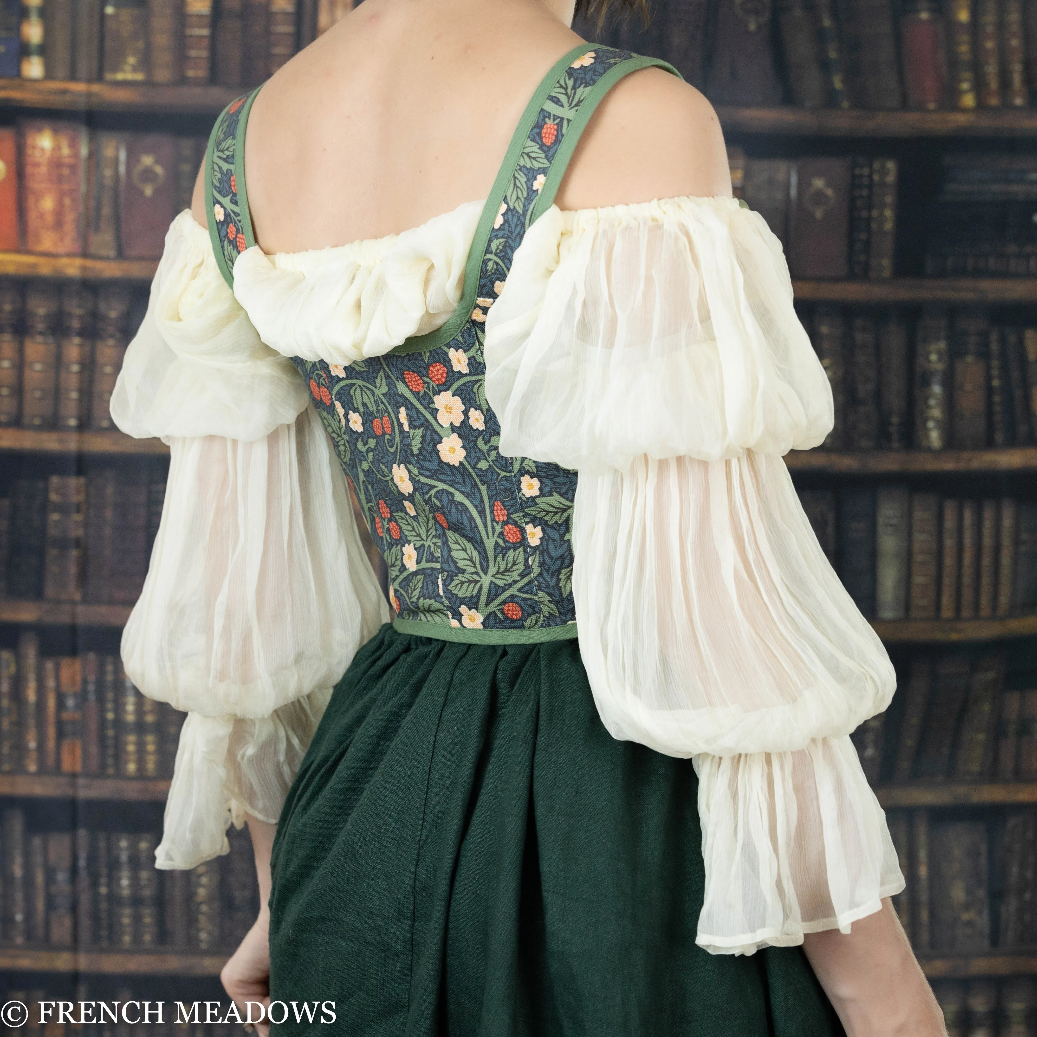 Victorian Raspberries Renaissance Bodice