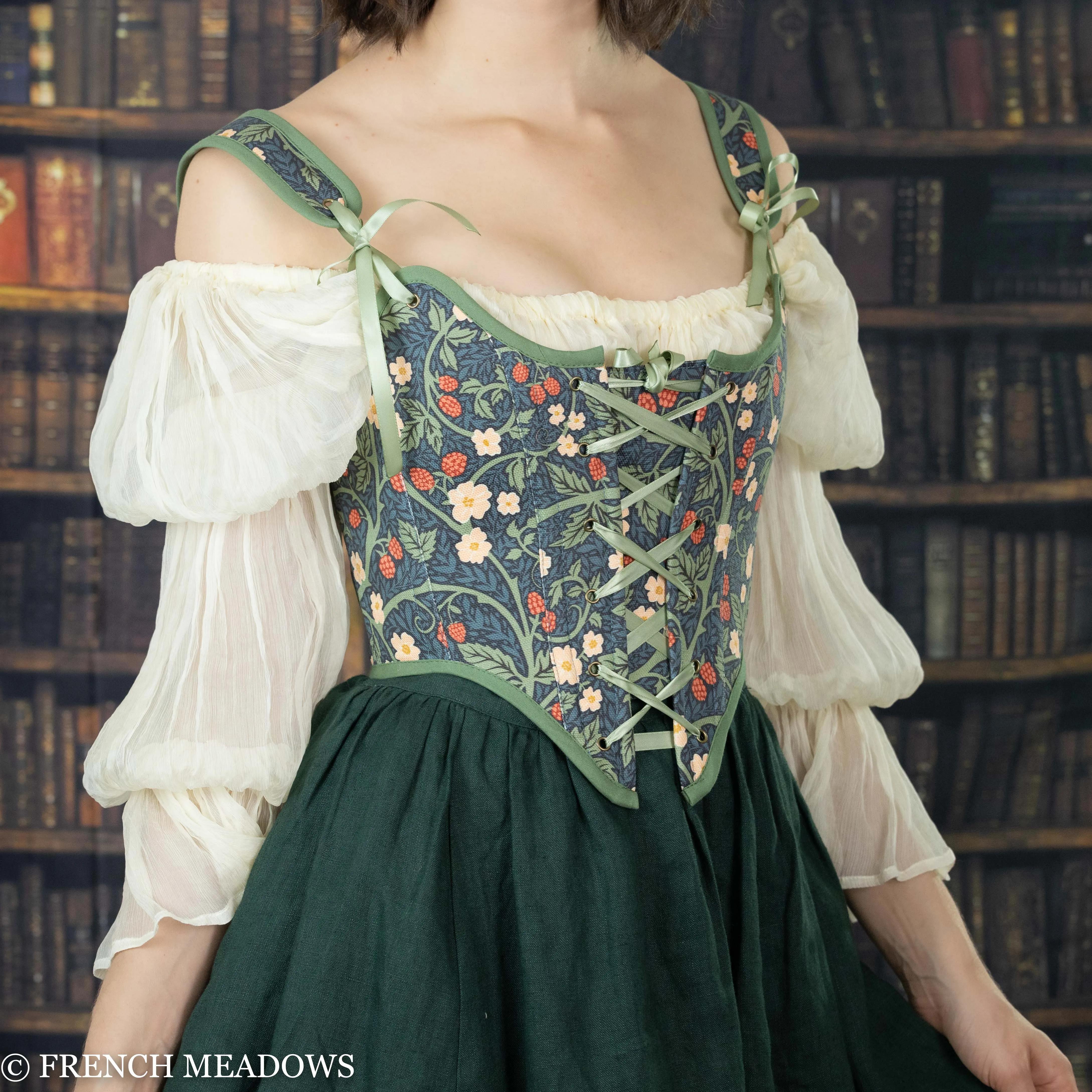 Victorian Raspberries Renaissance Bodice