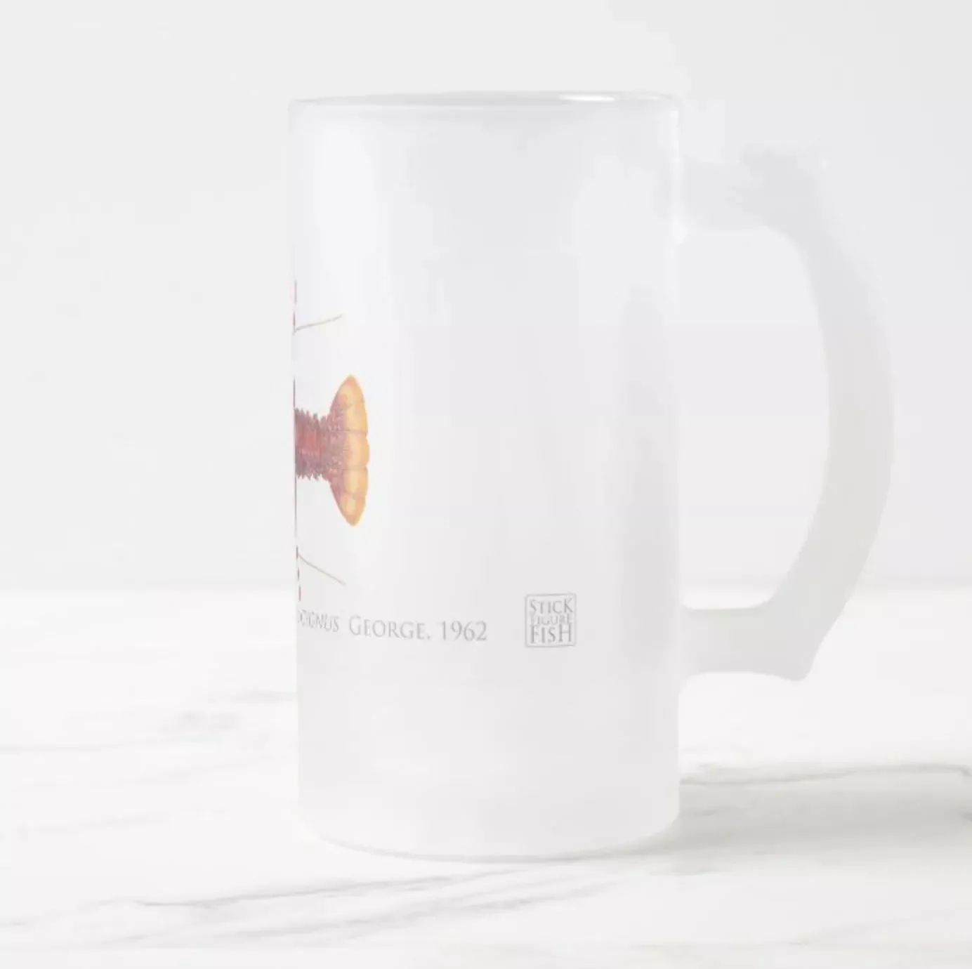 Western Rock Lobster - Frosted Glass Stein